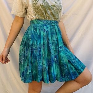 Sundancers blue floral skirt